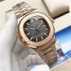 Swiss Quality Patek Philippe Nautilus Citizen 8215 Rose Gold Blue Replica Watches (3)_th.jpg